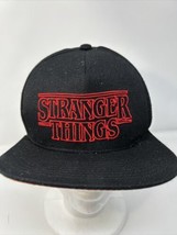 Stranger Things SnapBack Hat - With Scene On Bill Of Hat Flat Brim - £12.46 GBP