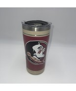 Florida State seminoles 20oz Stainless Steel Tumbler Made by tervis with... - £27.33 GBP