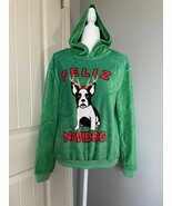 Christmas fuzzy fleece  hoodie, Size Small - $30.18 CAD