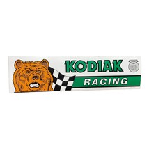 Kodiak Racing Vinyl Bumper Sticker 11.5&quot; x 3&quot; NASCAR - £4.47 GBP