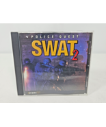 Police Quest Swat 2 PC Game Disc Manual  Case 1998 Tactical Sim RTS Sierra - $4.19 CAD