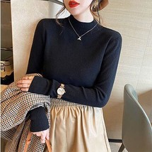 Korean Fashion Pullover Sweater Woman Winter 2022 Knit Clothes Women Long Sleeve - £74.65 GBP
