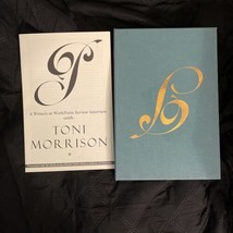 Paradise Toni Morrison 1997 Hardcover Book Slipcase &amp; Paris Review Interview - £47.47 GBP