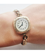 ANTIQUE YELLOW GILD FILLED SWC.CO WOMEN&#39;S MECHANICAL WRIST WATCH  15 JEWELS - $1,819.21 MXN