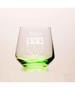 Taylor Irish Coat of Arms Green Tumbler Glasses - Set of 4 (Sand Etched) - $1,226.88 MXN