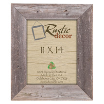 11x14 Rustic Barn Wood 3.5&quot;Extra Wide Wall Frame - £31.12 GBP