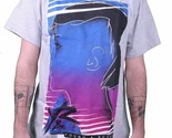 Young &amp; Reckless Hombre Heather Gris Azul Morado Punker Camiseta Fantasy... - £11.88 GBP