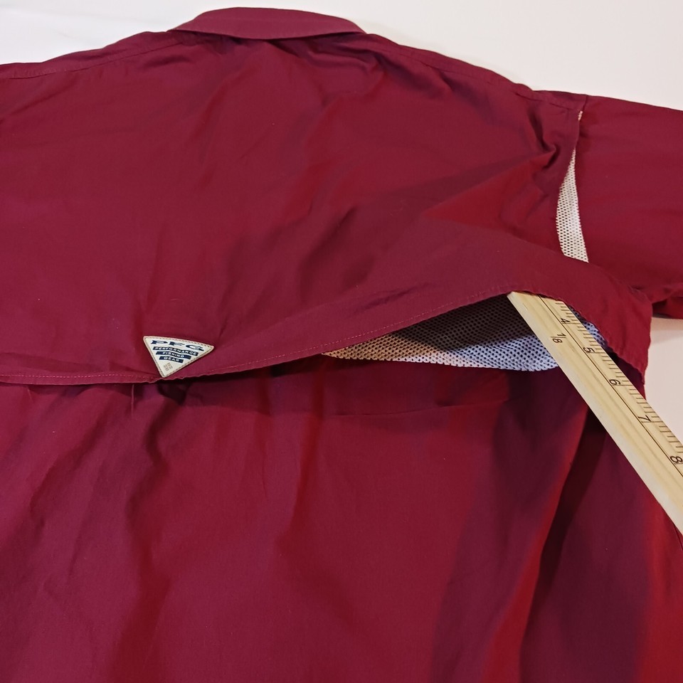 Florida State University FSU Columbia Sportswear PFG Cotton Shirt Men’s Size L Item image 12