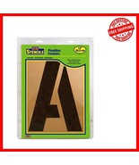 Tan 12-Inch Stencil Set - A-Z Letters &amp; 0-9 Numbers for Creative Projects - $613.06 MXN