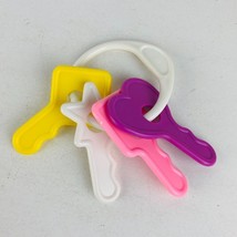 Unbranded Set of Pretend Play Keys On White Ring For Dolls Playsets Toys... - £6.75 GBP