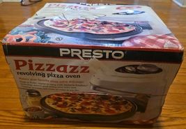 WHITE Presto Pizzazz Rotating Pizza Oven Dual Heating Element 03430 -New... - $48.49 WHITE Presto Pizzazz Rotating Pizza Oven Dual Heating Element 03430 -New... - $48.49