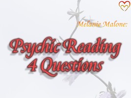 Psychic Reading ~ 4 Questions, Predictions, Medium, Fortune Teller, Intuitive  - £9.59 GBP