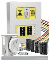 50Amp Automatic Transfer Switch Kit with Multiple 50A w SS2-50p Power In... - $228.00
