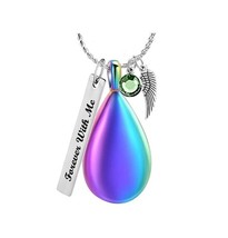 Rainbow Teardrop Ash Urn - Love Charms™ Option - £23.93 GBP+