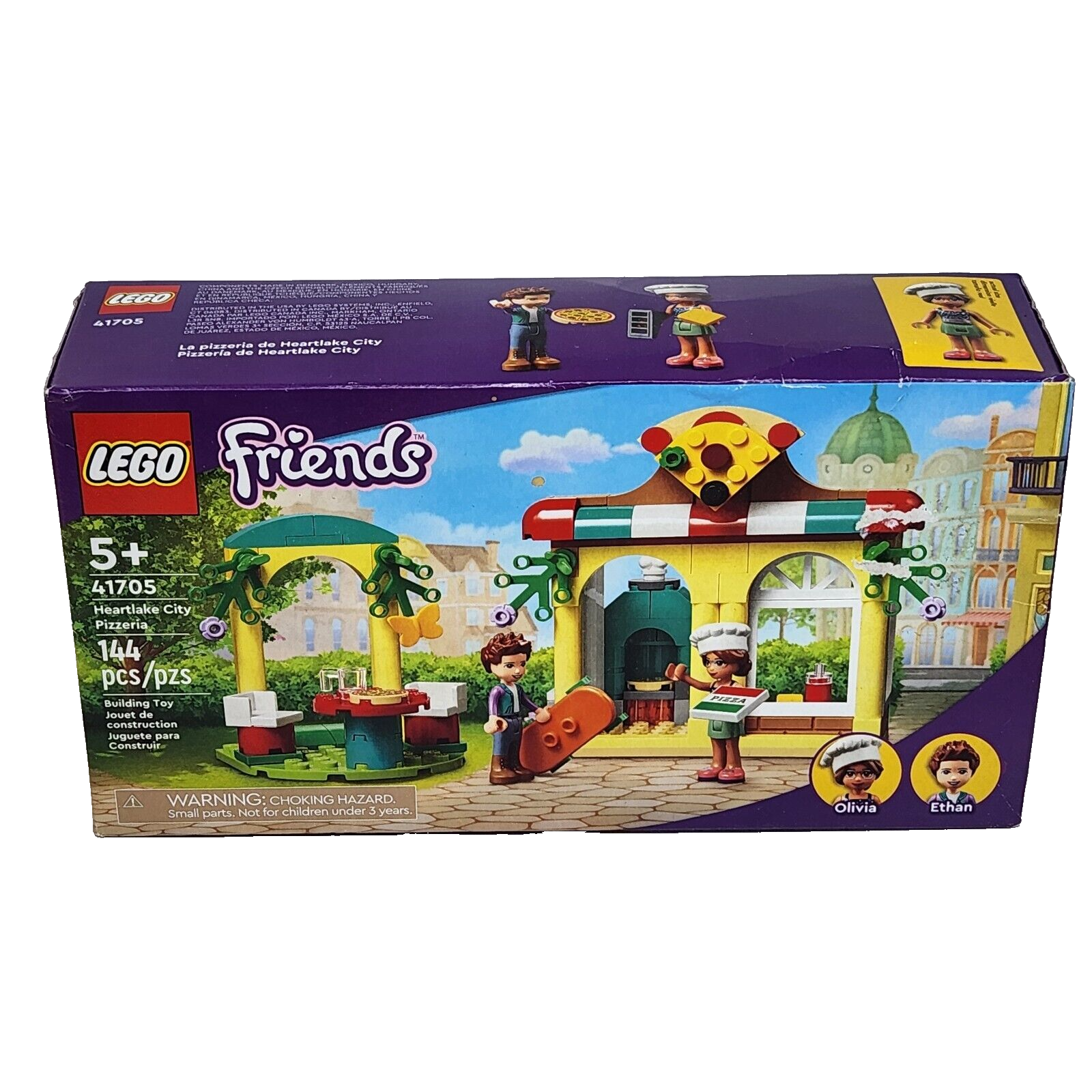LEGO HEARTLAKE CITY PIZZERIA # 41705 100% COMPLETE NEW IN BOX SEALED PIZZA - $28.50