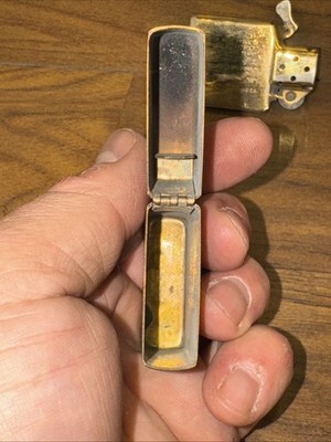 April Of 1996 Zippo Advertising Lighter Doral Tobaccoville NC Brass Finish Item image 9