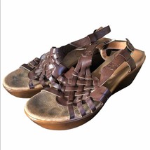 JCPenney YUU Dora wedge sandals size 10 - £19.86 GBP