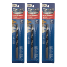 Century Drill &amp; Tool 88220  5/16&quot; High Speed Steel Drill Bit  Pack of 3 - £20.90 GBP