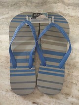Chatties Size Large 10 Blue Flip Flops-Brand New-SHIPS N 24 HOURS - $20.16 CAD
