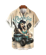 Rockabilly Hot Rod Pinup shirt for men - $532.88 MXN