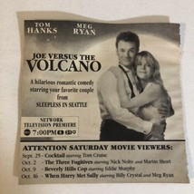 Joe Vs The Volcano Movie Print Ad Vintage Tom Hanks Meg Ryan TPA2 - £4.69 GBP