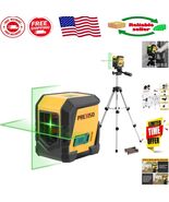 Versatile Green Laser Level with Tripod &amp; Batteries - Ideal for Renovati... - $1,513.80 MXN