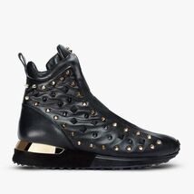 The Infanta High-Top Black Spike Leather Women Sneaker Limited Edition image 3