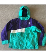 Sessions Youth EDGE Coat Large Aqua Purple WInter Snowboarding Snow Wate... - $38.60