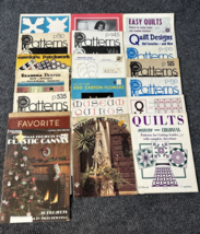 (20) Vtg Quilting Magazine Lot Pattern Blue Ribbon Patchwork Craft Sewin... - £23.69 GBP