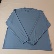 Columbia FM6047 Omni-Shade Men's XL Blue Long Sleeve Crew Neck Pullover T-Shirt image 14