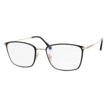 Tom Ford 5774-D-B 028 Black Gold Eyeglasses Blue Block lens 55-19-145 Case WCase - £95.28 GBP
