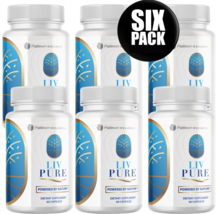 6- PACK-Liv Pure-Powered by Nature- Liver Support Supplement (60 Capsules) - £101.23 GBP