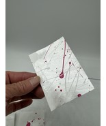 ACEO Pearl Splatter 3/9 Abstract Pink Drip Mini Art Card Painting Collec... - $61.75 MXN