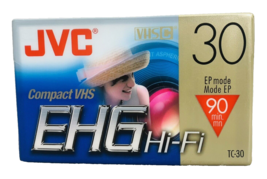 JVC VHS-C TC-30 EHGDU Camcorder Video Cassette 90 Min EP Mode Compact SE... - $10.22