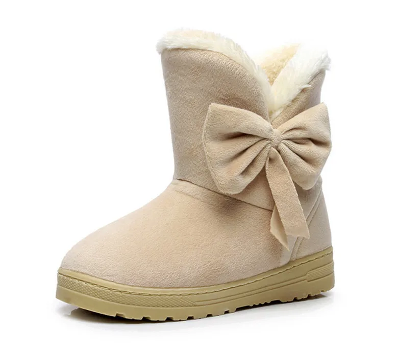CEYANEAO 2024 new winter women&#39;s boots plain soft cute women&#39;s shoes without a b - £156.86 GBP