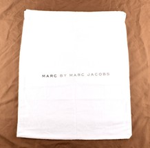 *MARC JACOBS Draw String 20&quot; x 18&quot; Dust Bag Dustbag Cover Storage White ... - $23.36