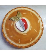 Apple Pie Keeper Covered Dish Keeper With Lid Lidded Ceramic FREE SHIPPING - £31.78 GBP
