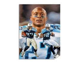 Eddie George Running Back Tennessee Titans NFL Football Art Print 1AM3 - $24.99+