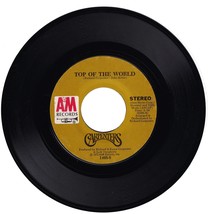 Carpenters. Top Of The World / Heather 45rpm - $2.97