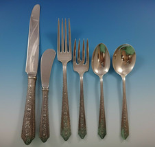 Normandie by Wallace Sterling Silver Dinner Flatware Set For 12 Service 75 Pcs - £3,162.11 GBP