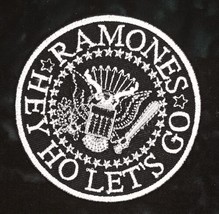 Ramones Hey Ho Let&#39;s Go  Iron On Sew On Embroidered Patch 3 &quot;x 3&quot; - £5.53 GBP