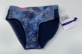 Athleta Girl NWT multi tie dye bikini bottom blue purple size small swimwear Q2 - $15.06