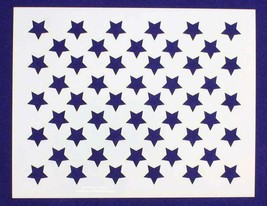 50 Star Stencil 14 mil Mylar- 6&quot;Hx7.75&quot;L- Painting/Crafts/Template - £11.79 GBP