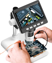 4.3&quot; Digital Microscope for Adults, SKYEAR Coin Microscope1000X Magnification wi - £54.52 GBP