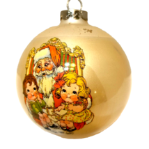 Vintage 1980 Campbell Kids Glass Christmas Ball Ornament 3.5 inch - £11.25 GBP