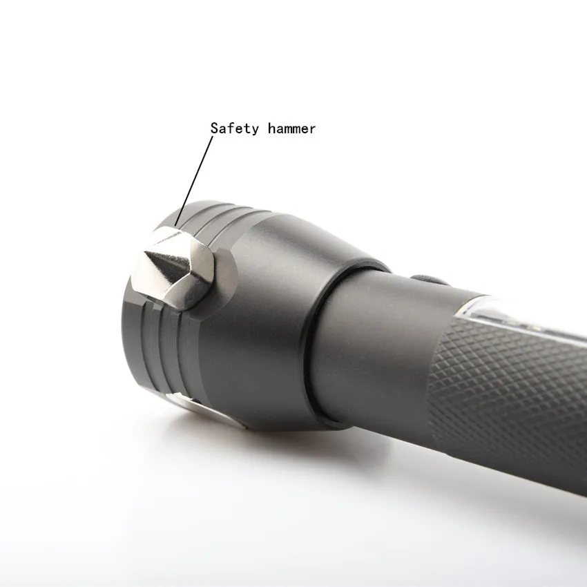 Outdoor safety hammer solar flashlight emergency rescue tool light water... - £90.39 GBP