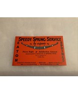 Vintage Ink Blotter AUTOMOTIVE - EATON SPRINGS - £31.87 GBP