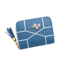 Short Wallet for Women,Cute Zipper Wallet,Credit Card Holder Coin Purse - £10.43 GBP