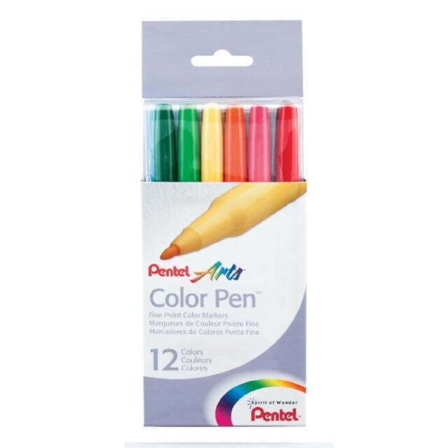 Pentel Color Pen Set, 12-Colors - $19.79