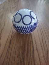 Pier 1 Decorative Ball Porcelain - £14.18 GBP